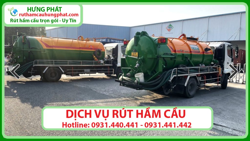 quy trình hút hầm cầu Thốt Nốt