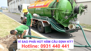 vì sao phải hút hầm cầu định kỳ?