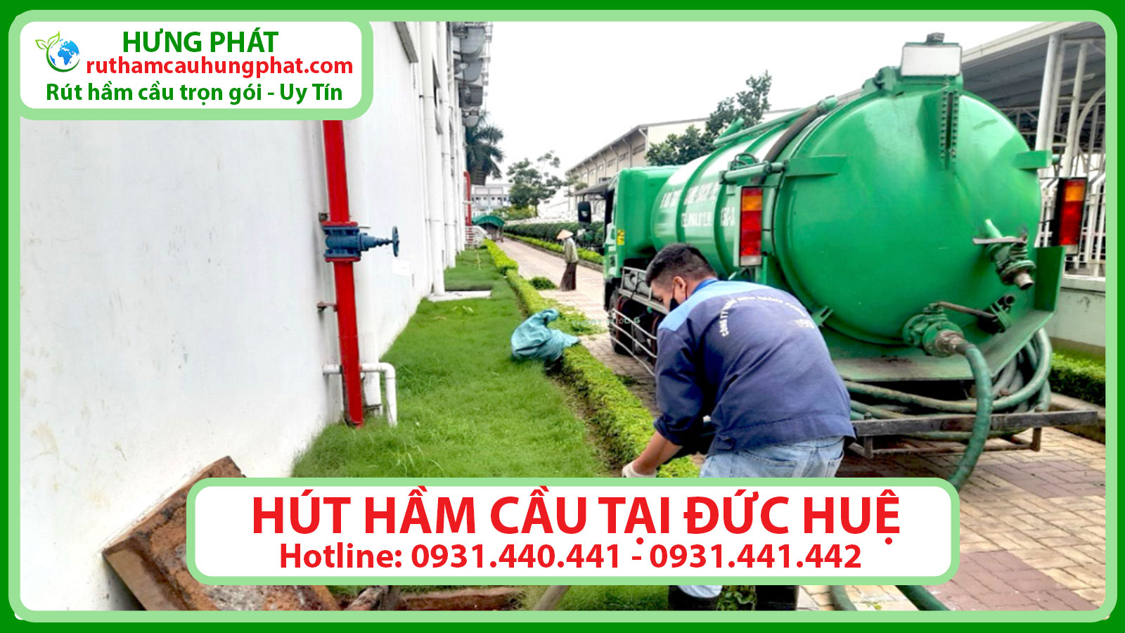 hút hầm cầu tại đức huệ
