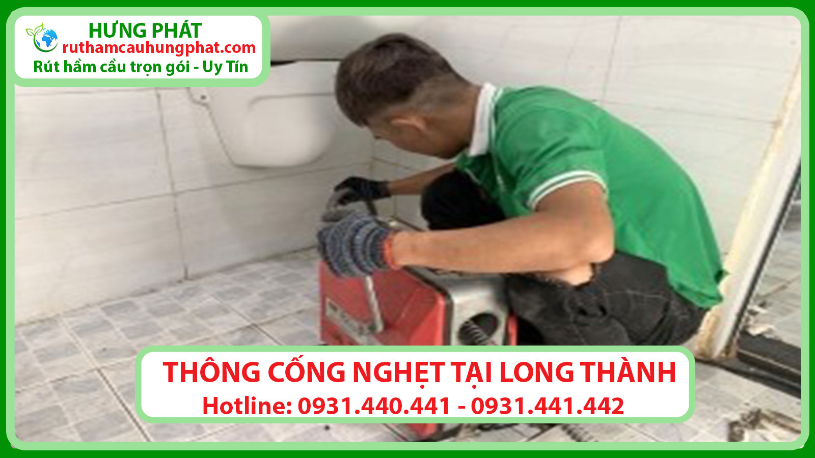 thông cống nghẹt tại Long Thành